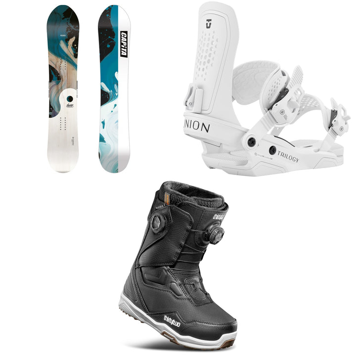 CAPiTA The Navigator Snowboard + Union Trilogy Snowboard Bindings + thirtytwo TM-2 Double Boa Snowboard Boots - Women's 2026
