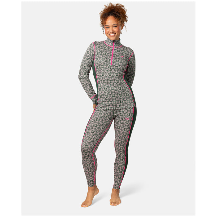 Kari Traa Rose Half Zip Top - Women's Thyme Green