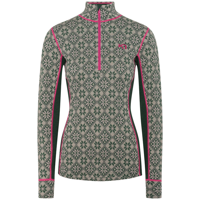 Kari Traa Rose Half Zip Top - Women's Thyme Green
