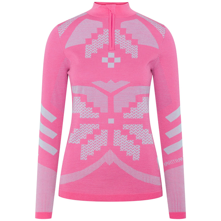 Kari Traa Faith Half-Zip Top - Women's Shocking Pink