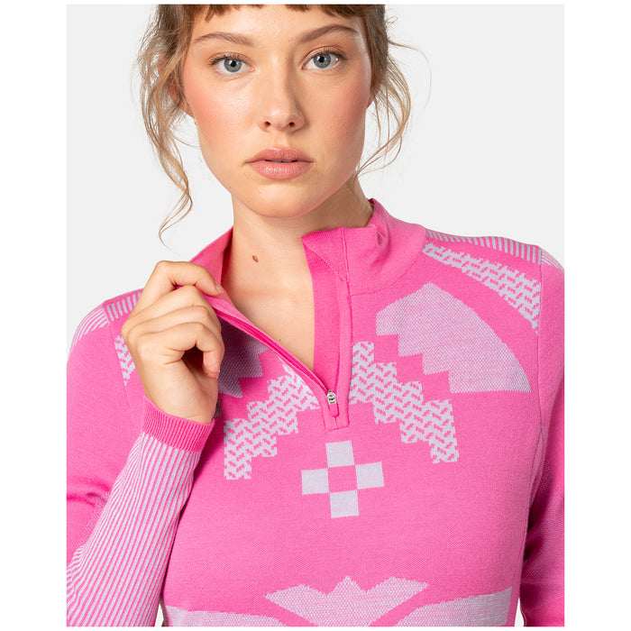 Kari Traa Faith Half-Zip Top - Women's Shocking Pink