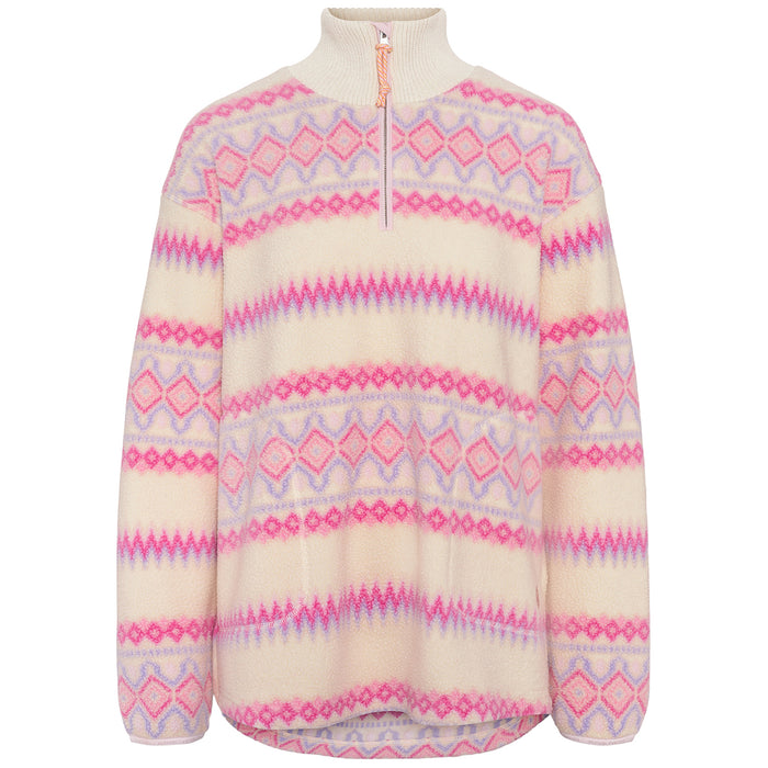 Kari Traa Ruthie Midlayer Half Zip Fleece - Women's Bjerk White