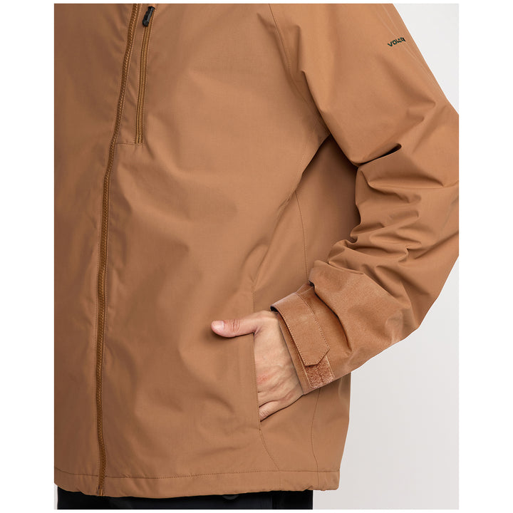 Volcom 2836 Insulated Jacket - Men's Terra Brown