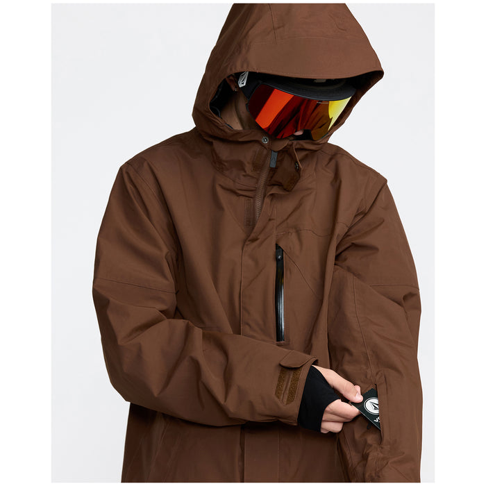 Volcom L GORE-TEX Jacket - Men's Brown