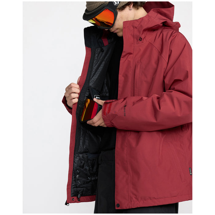 Volcom DUA GORE-TEX Jacket - Men's Burnt Red