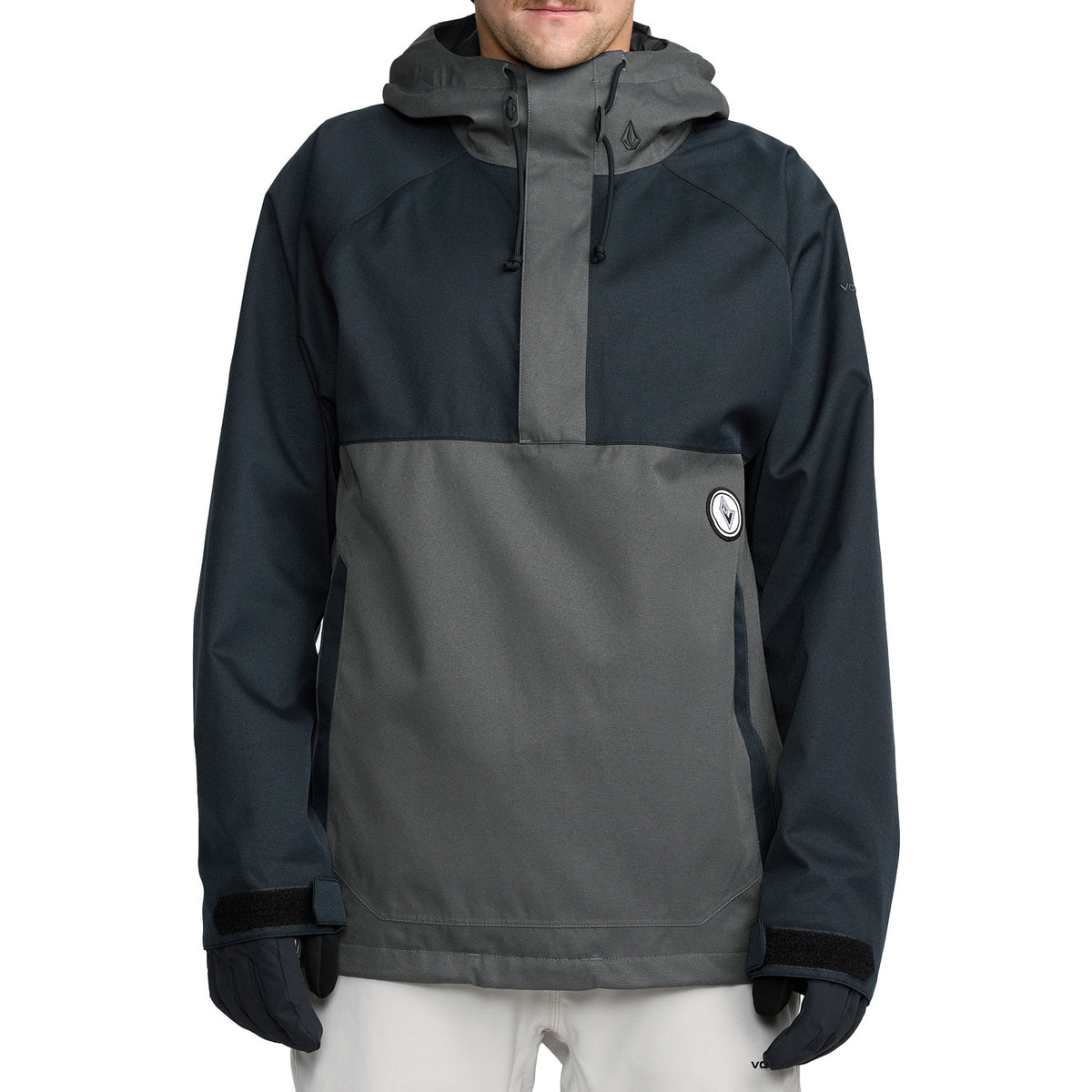 Volcom Hossegor 20K Pullover Jacket - Men's Black