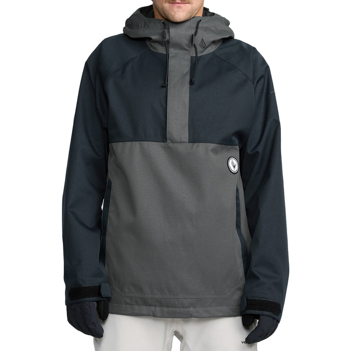 Volcom Hossegor 20K Pullover Jacket - Men's Black