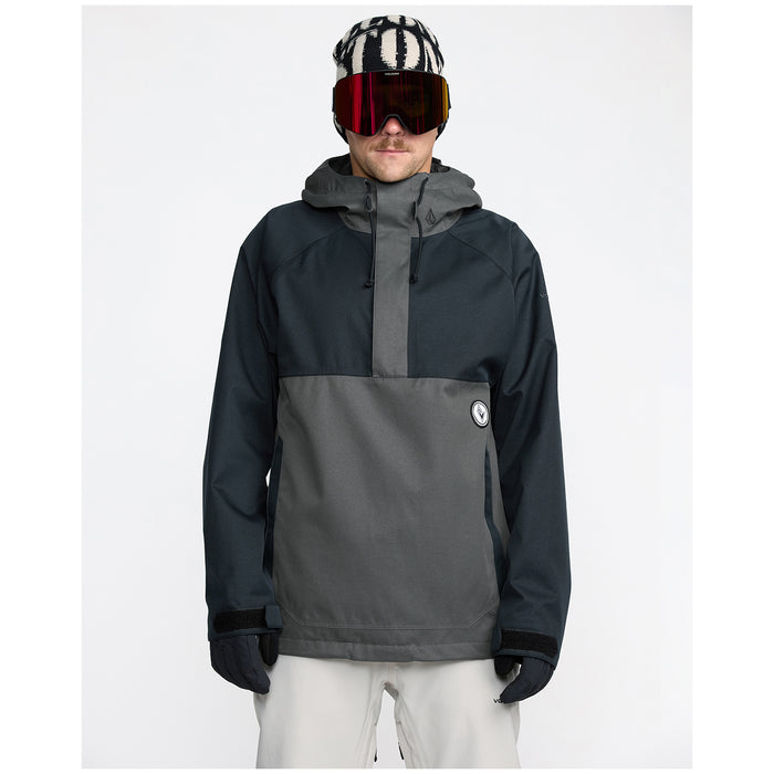 Volcom Hossegor 20K Pullover Jacket - Men's Black