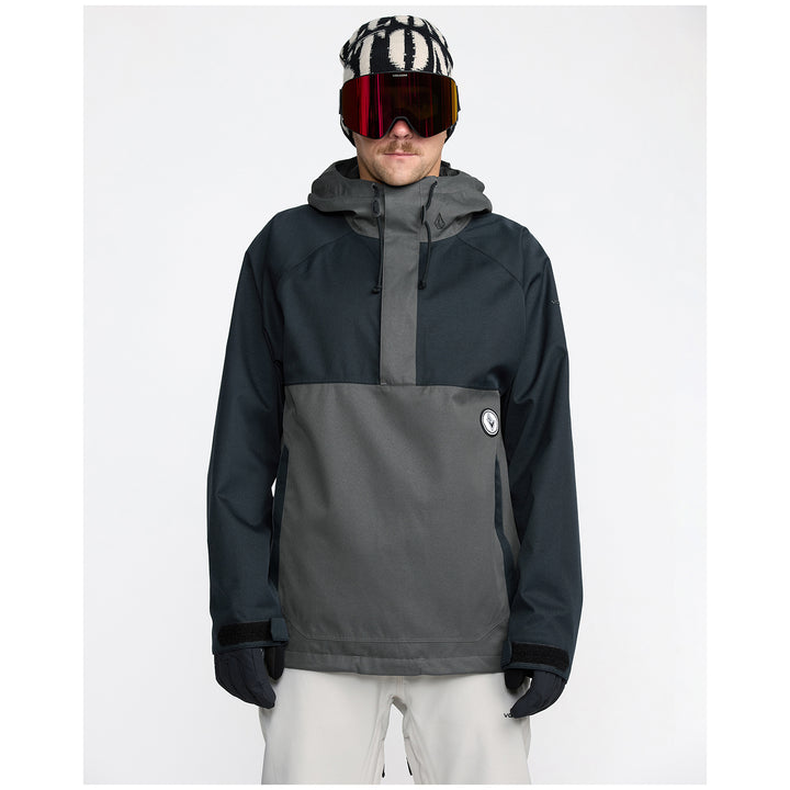 Volcom Hossegor 20K Pullover Jacket - Men's Black