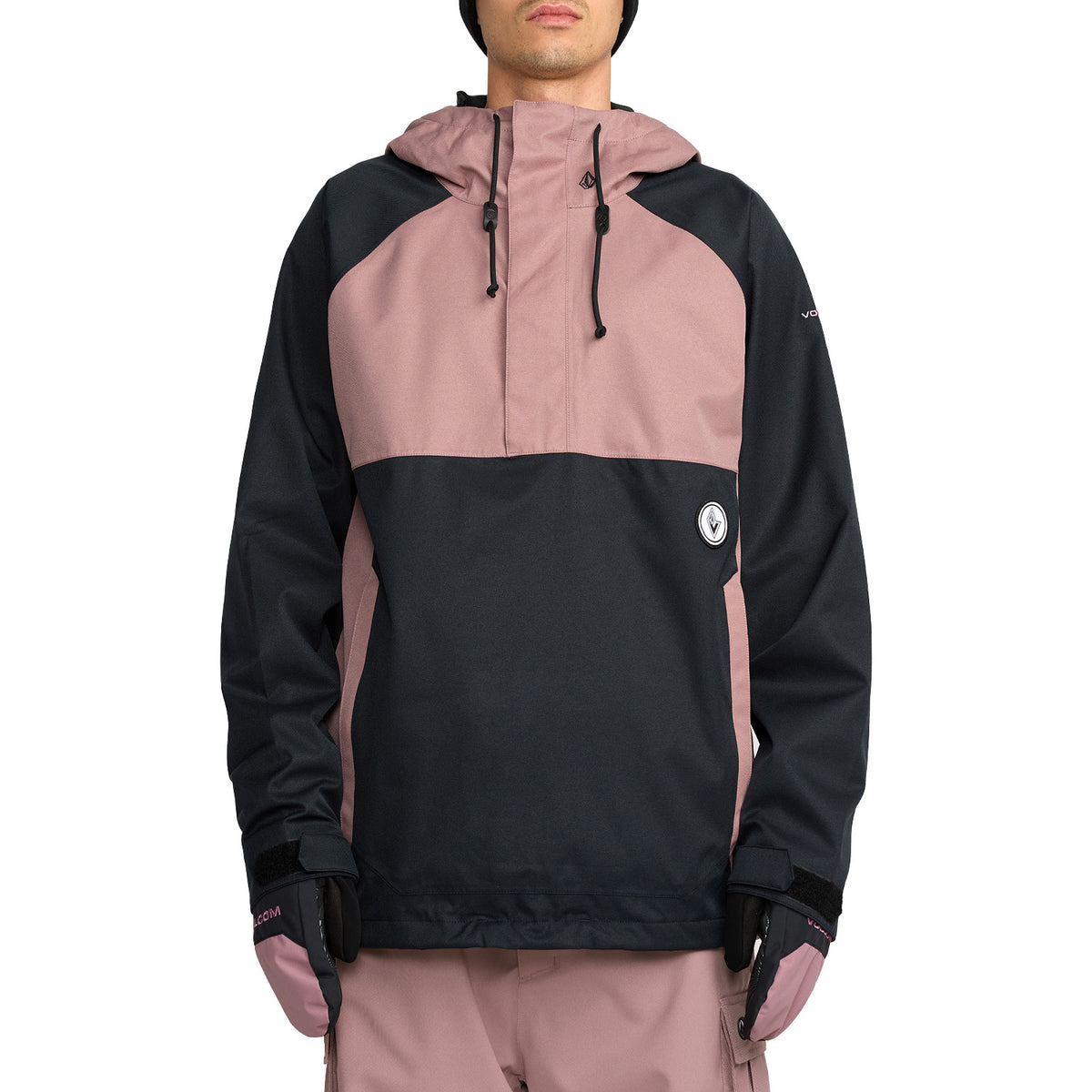 Volcom Hossegor 20K Pullover Jacket - Men's Mauve