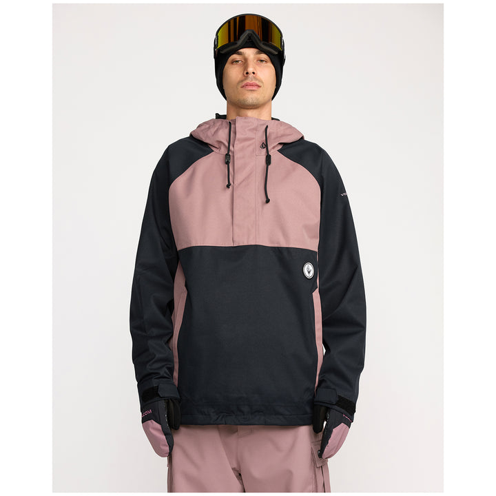Volcom Hossegor 20K Pullover Jacket - Men's Mauve