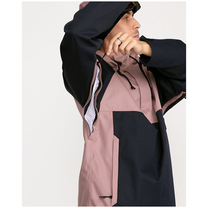 Volcom Hossegor 20K Pullover Jacket - Men's Mauve