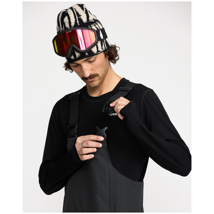 Volcom V.Co Sparta Bib Overalls - Men's Black