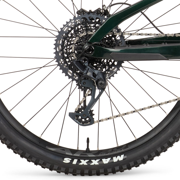 Devinci Troy Carbon 29 GX 12s Complete Mountain Bike 2023 Green Gold