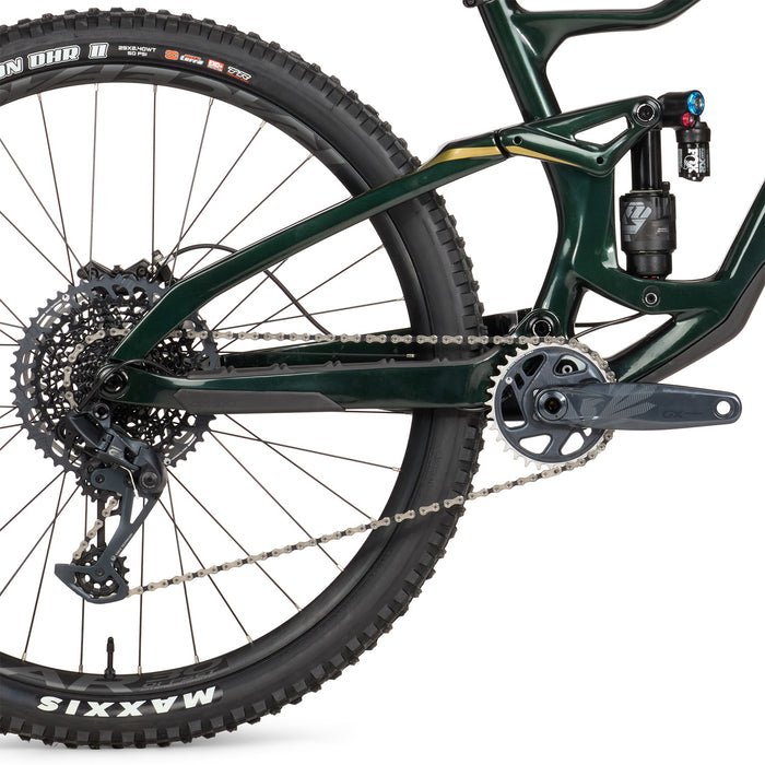 Devinci Troy Carbon 29 GX 12s Complete Mountain Bike 2023 Green Gold