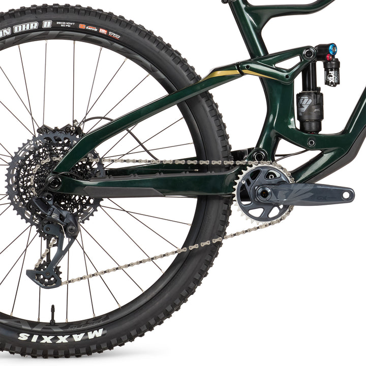 Devinci Troy Carbon 29 GX 12s Complete Mountain Bike 2023 Green Gold
