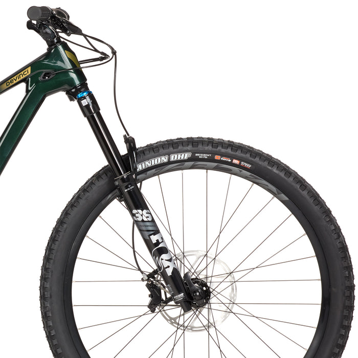 Devinci Troy Carbon 29 GX 12s Complete Mountain Bike 2023 Green Gold