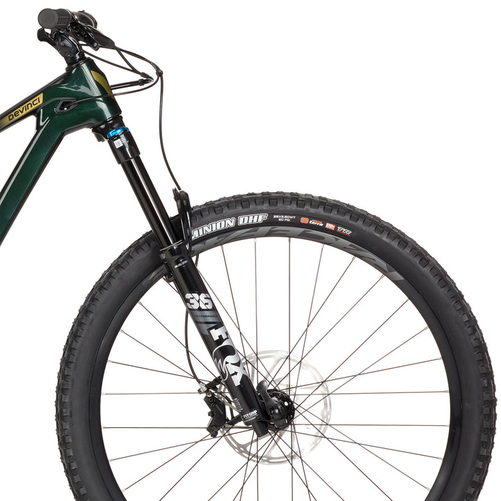 Devinci Troy Carbon 29 GX 12s Complete Mountain Bike 2023 Green Gold