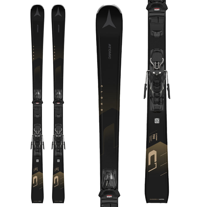 Atomic Cloud C7 Black Skis + M 10 GW Ski Bindings - Women's 2025