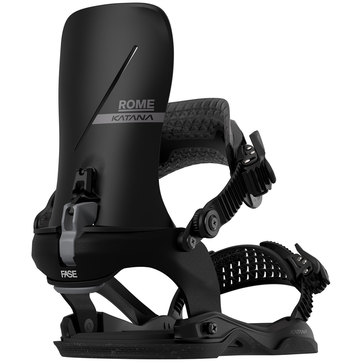 Rome Katana AW FASE Snowboard Bindings 2026 Black