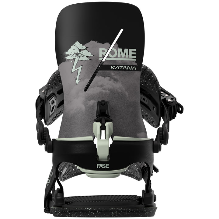 Rome Katana AW FASE x Stale Snowboard Bindings 2026 Black