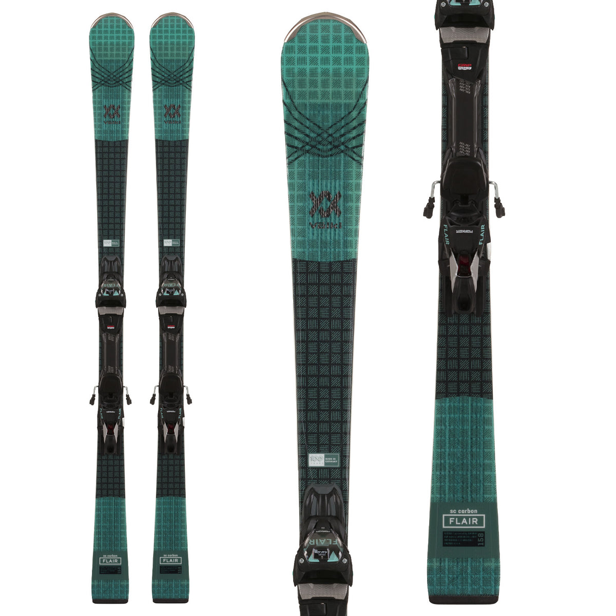 Völkl Flair SC Carbon Skis + vMotion 11 GW Bindings - Women's 2023