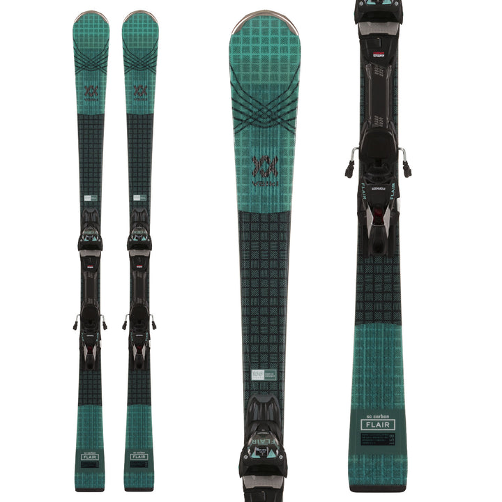 Völkl Flair SC Carbon Skis + vMotion 11 GW Bindings - Women's 2023