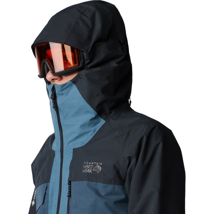 Mountain Hardwear Cloud Bank™ GORE-TEX Jacket - Men's Asiatic Blue/Montauk Blue/Black