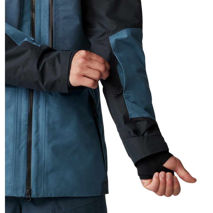 Mountain Hardwear Cloud Bank™ GORE-TEX Jacket - Men's Asiatic Blue/Montauk Blue/Black