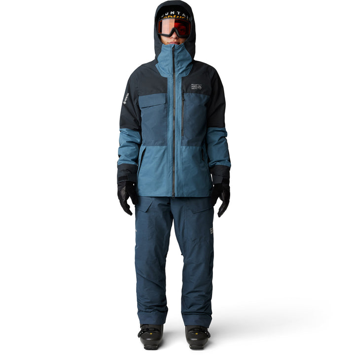 Mountain Hardwear Cloud Bank™ GORE-TEX Jacket - Men's Asiatic Blue/Montauk Blue/Black