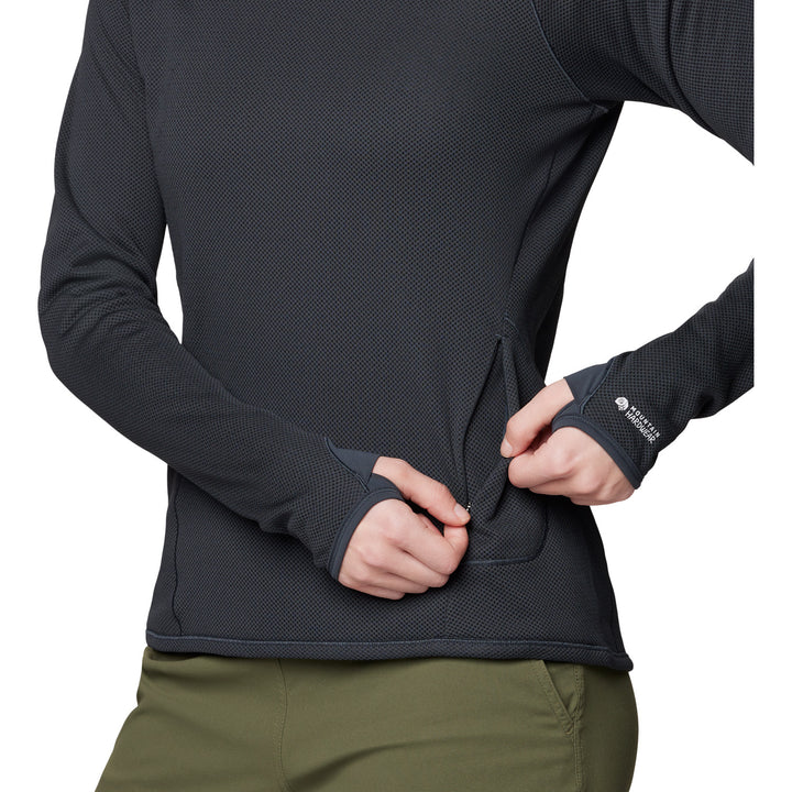 Mountain Hardwear Airmesh Long-Sleeve Top - Women's Dark Storm