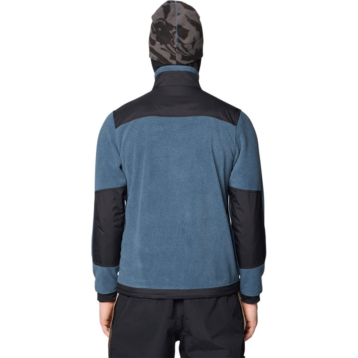 Mountain Hardwear First Tracks™ Fleece Full Zip Jacket - Men's Moon Blue Heather/Black