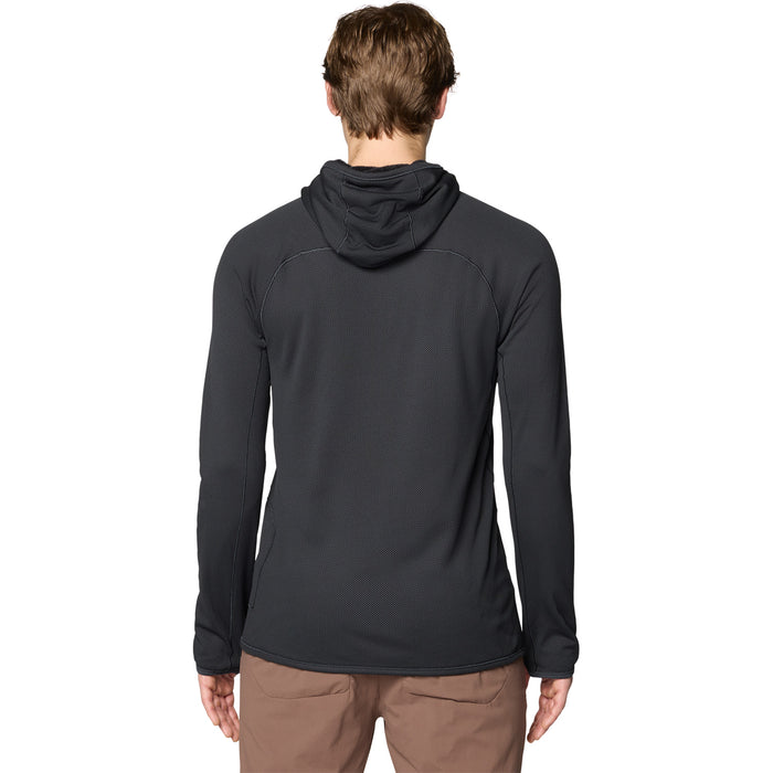 Mountain Hardwear AirMesh™ Long Sleeve Hoodie - Men's Dark Storm