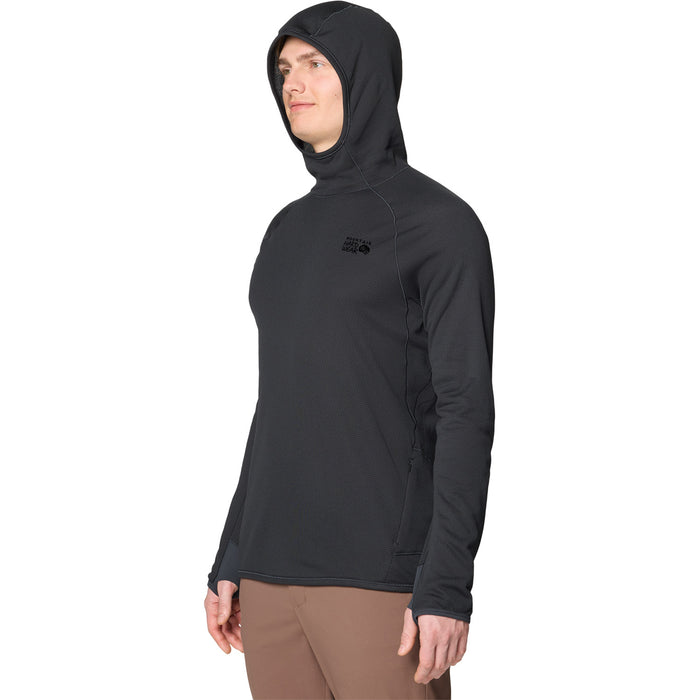 Mountain Hardwear AirMesh™ Long Sleeve Hoodie - Men's Dark Storm