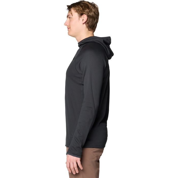 Mountain Hardwear AirMesh™ Long Sleeve Hoodie - Men's Dark Storm