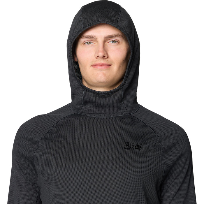 Mountain Hardwear AirMesh™ Long Sleeve Hoodie - Men's Dark Storm