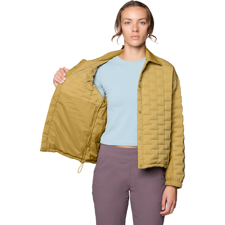 Mountain Hardwear Stretchdown™ Light Snap Jacket - Women's Grassland