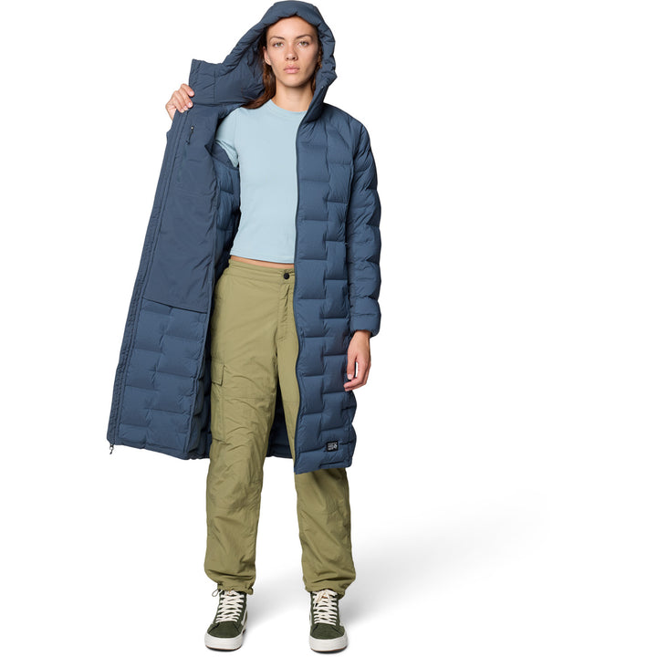 Mountain Hardwear Stretchdown™ Long Parka - Women's Moon Blue