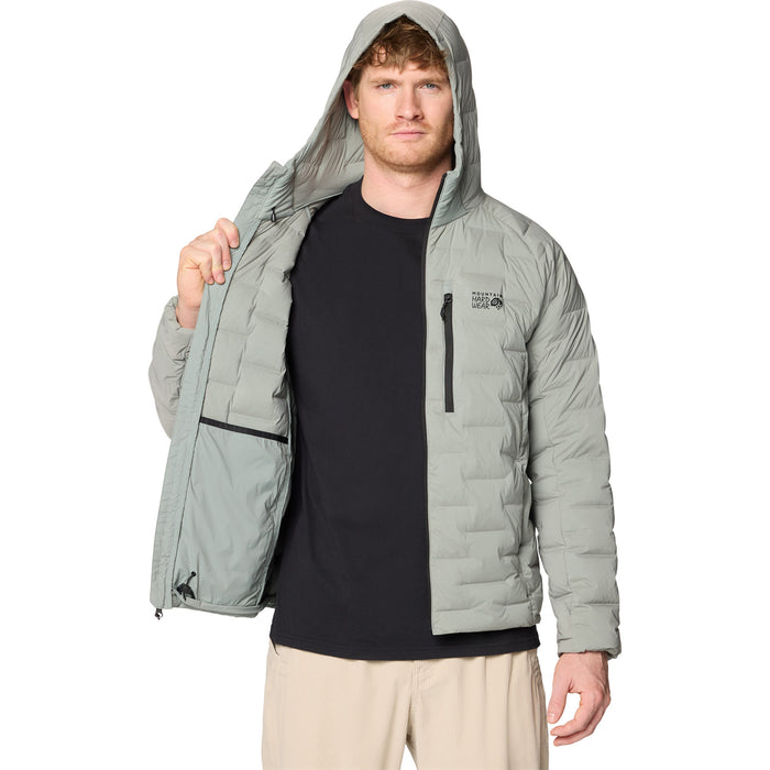 Mountain Hardwear Stretchdown™ Hoodie - Men's Wet Stone
