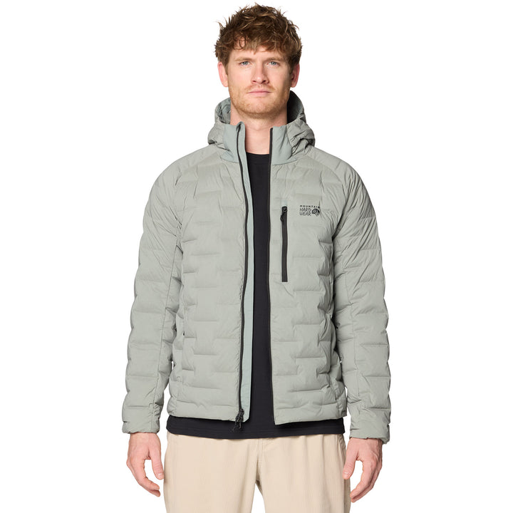 Mountain Hardwear Stretchdown™ Hoodie - Men's Wet Stone