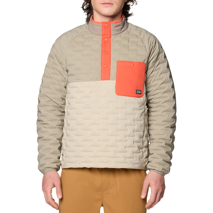 Mountain Hardwear Stretchdown™ Light Snap Neck - Men's Badlands/Dunes/Aspect