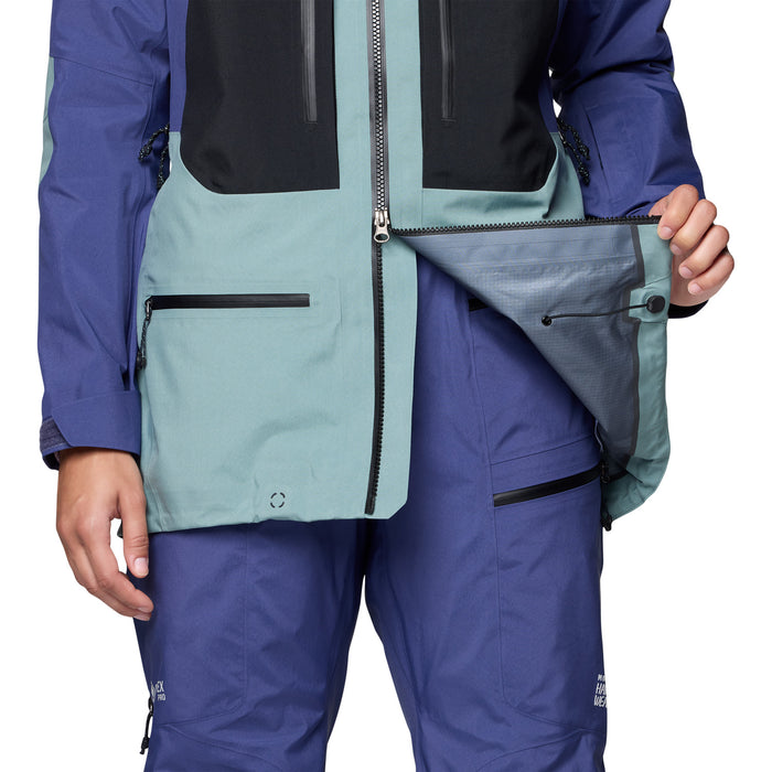 Mountain Hardwear Mythogen™ GORE-TEX PRO Jacket - Women's Blue Sage/Lapis Dusk/Black