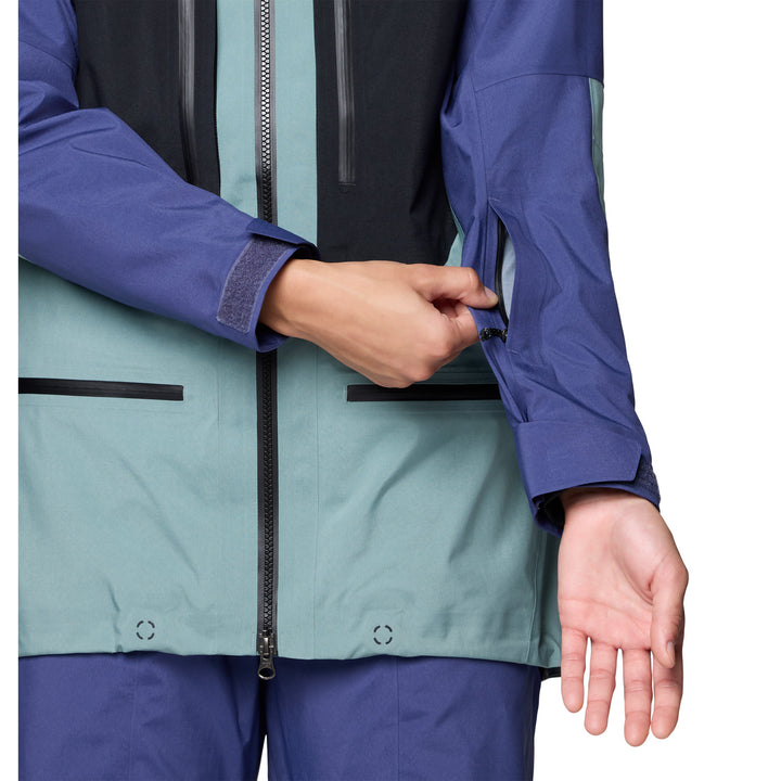 Mountain Hardwear Mythogen™ GORE-TEX PRO Jacket - Women's Blue Sage/Lapis Dusk/Black