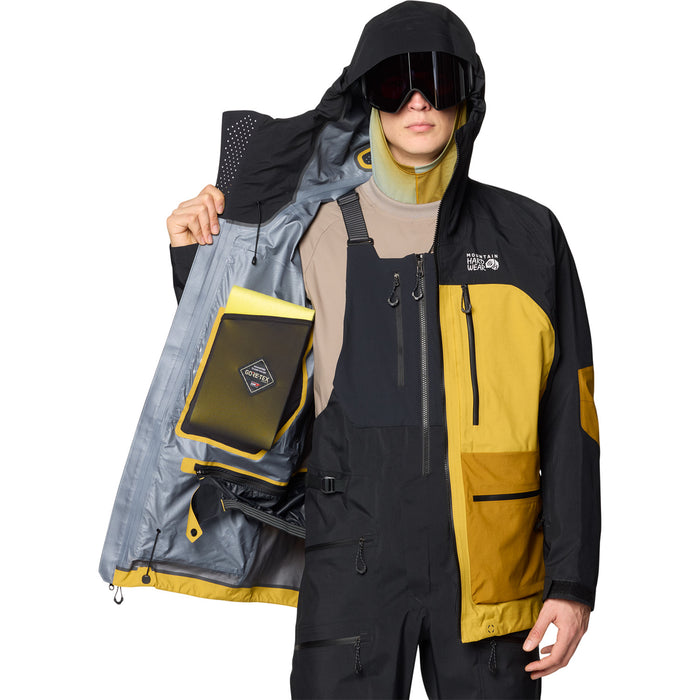 Mountain Hardwear Mythogen™ GORE-TEX PRO Jacket - Men's Desert Yellow/Olive Gold/Black