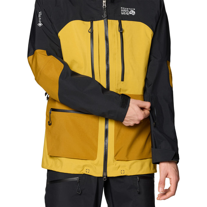 Mountain Hardwear Mythogen™ GORE-TEX PRO Jacket - Men's Desert Yellow/Olive Gold/Black