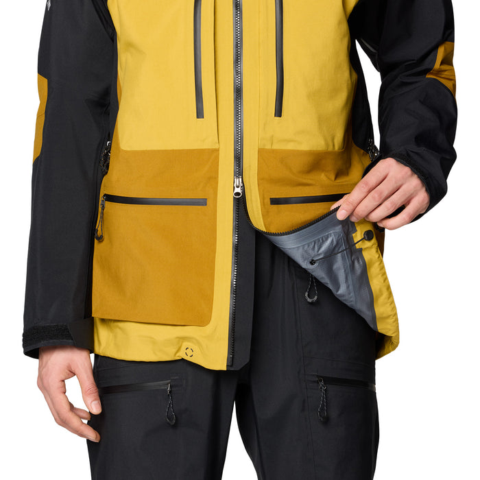 Mountain Hardwear Mythogen™ GORE-TEX PRO Jacket - Men's Desert Yellow/Olive Gold/Black