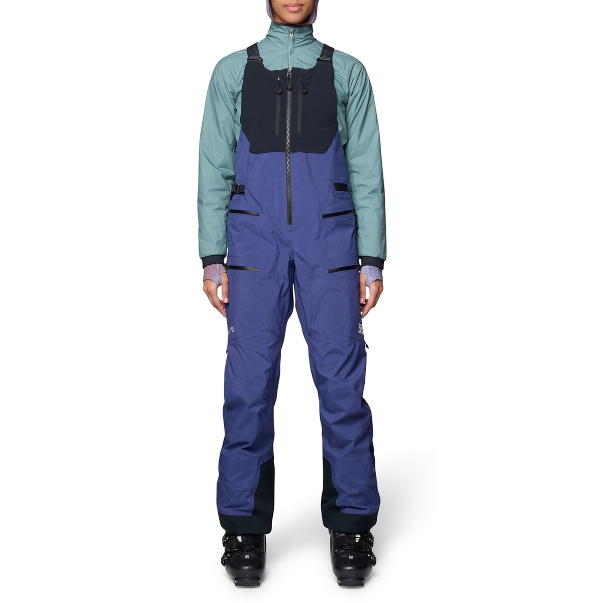 Mountain Hardwear Mythogen™ GORE-TEX PRO Bibs - Women's Lapis Dusk/Black