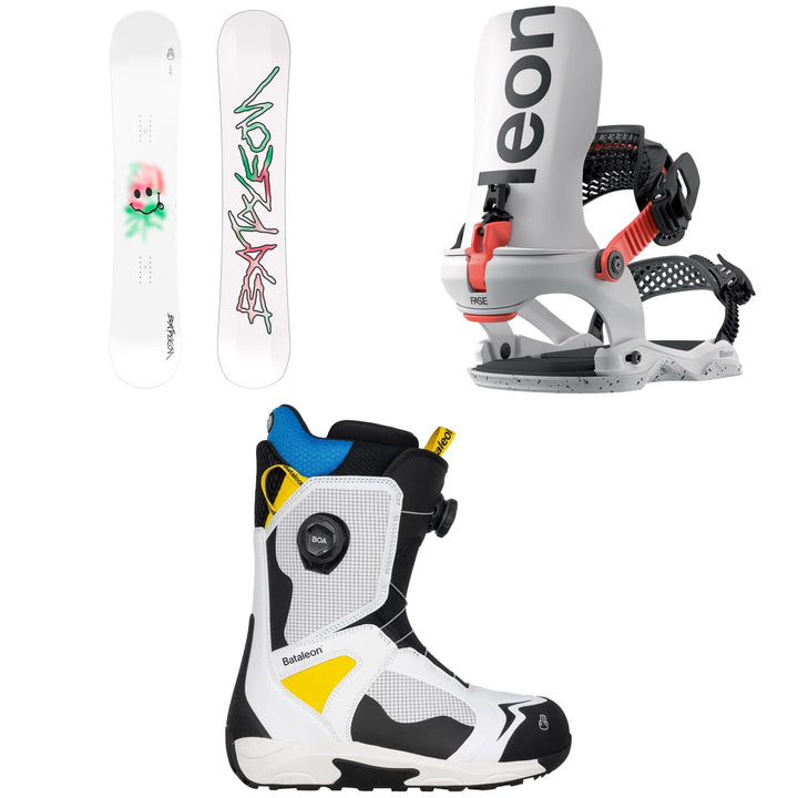 Bataleon Evil Twin Snowboard + Blaster AW Fase Snowboard Bindings + Rave Boa Snowboard Boots 2026