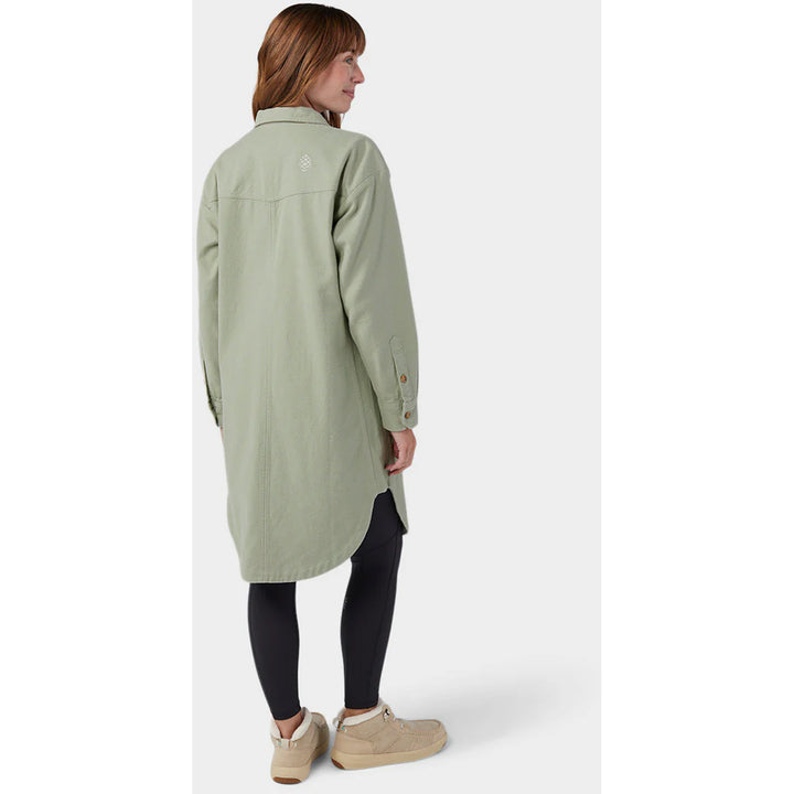 Stio Bevel Flannel Overshirt - Women's Sage Flats
