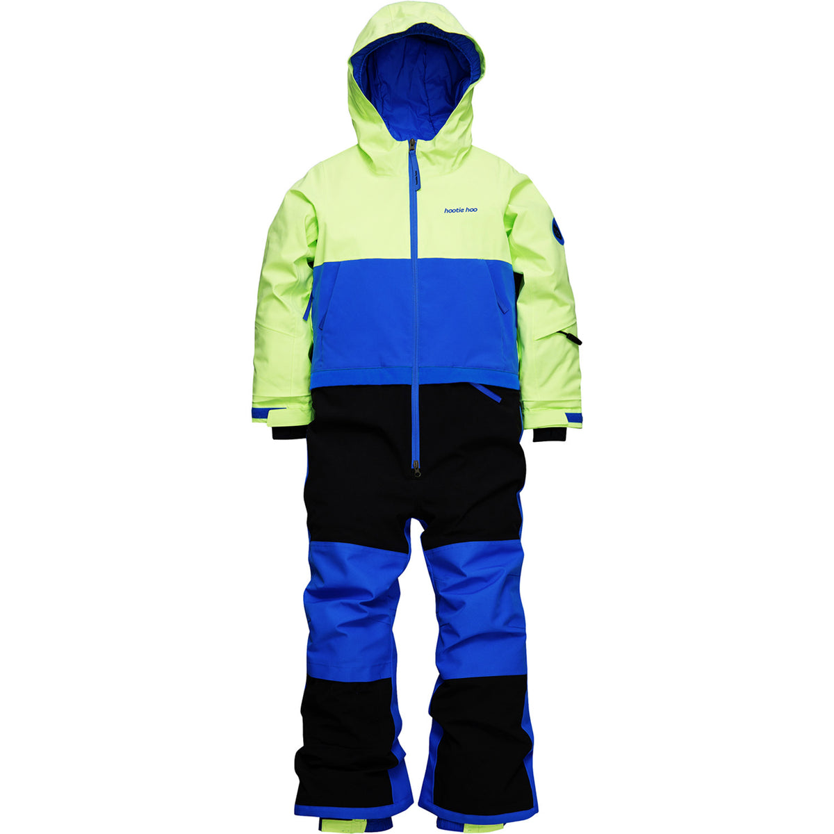 Hootie Hoo Kids Vista Insulated Snowsuit - Kids' Lime/Vivid Blue/Raven Black